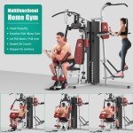 Versatile Home Gym with Pulley and Developer Attachments