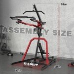 DONOW Power Rack with LAT Low Row System