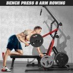 DONOW Power Rack with LAT Low Row System