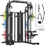 DONOW Home Gym Smith Machine with Weights