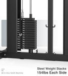 DONOW Home Gym Smith Machine with Weights