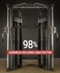 XMARK Dual Weight Stack Cable Machine for Home Gym