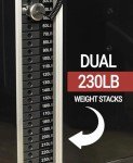 XMARK Dual Weight Stack Cable Machine for Home Gym