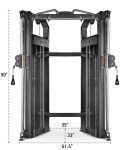 XMARK Dual Weight Stack Cable Machine for Home Gym
