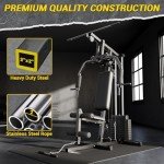 GarveeLife Multifunctional Home Gym System with Weights