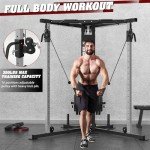 DONOW Cable Crossover Home Gym Workout Station