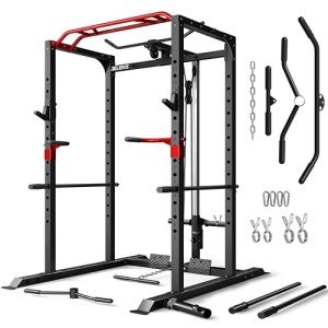JELENS Power Cage with LAT Pulldown & Attachments
