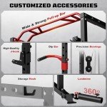 JELENS Power Cage with LAT Pulldown & Attachments