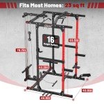 1500lbs Multi-Function Power Cage with Cable Crossover