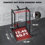 JELENS Power Cage with LAT Pulldown & Attachments