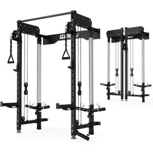 Goimu WM3-V4 Wall-Mounted Squat Rack and Pulley