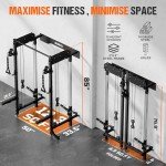 Goimu WM3-V4 Wall-Mounted Squat Rack and Pulley