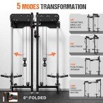 Goimu WM3-V4 Wall-Mounted Squat Rack and Pulley