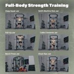 All-in-One Home Gym Squat Rack Machine