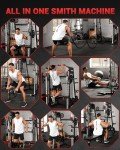 GarveeLife All-in-One Smith Machine Home Gym