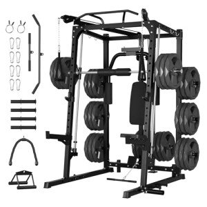 GarveeLife Smith Machine & Power Cage for Home Gym