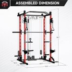 EVOLPOW M2D Smith Machine & LAT-Pull Down System