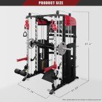 All-in-One Smith Machine Training Cage