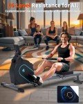 ECHANFIT Home Rowing Machine with Adjustable Resistance