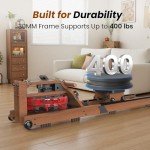 Mr. Captain Water Rowing Machine for Home Fitness