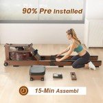 Mr. Captain Water Rowing Machine for Home Fitness