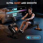 pooboo Magnetic Rowing Machine for Home Use
