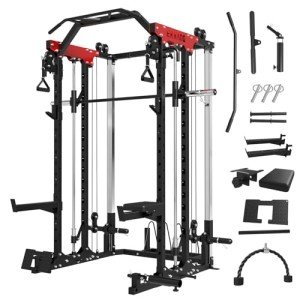 ER KANG 2000LB Power Rack with Cable Attachments