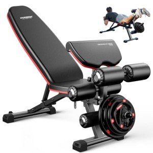 HARISON Adjustable Weight Bench for Home Workouts