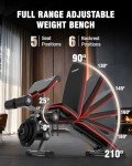 HARISON Adjustable Weight Bench for Home Workouts