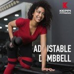 Keppi 25lb Adjustable Dumbbells for Full Body Workout