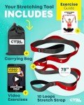 Multi-Loop Stretch Strap for Yoga and Therapy