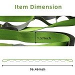 SANKUU Yoga Stretching Strap with Workout Poster