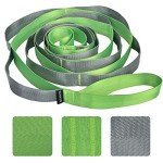 SANKUU Yoga Stretching Strap with Workout Poster
