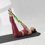 SANKUU Yoga Stretching Strap with Workout Poster