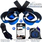 Yoga Stretching Strap with Loops for Pain Relief