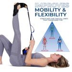 Yoga Stretching Strap with Loops for Pain Relief