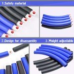 Auoxer Adjustable Weighted Fitness Hula Hoops