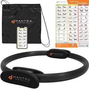 Mantra Sports Magic Circle Pilates Ring for Home Fitness
