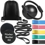 Pilates Essentials Kit: Ring, Ball, Bands, Sliders