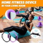 Pilates Ring and Ball Set for Home Workouts