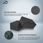 JBM Yoga Blocks Set with Strap - 2 Pack