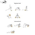 JBM Yoga Blocks Set with Strap - 2 Pack