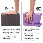 Yoga Blocks 2 Pack | Wrist Pain Relief & Comfort