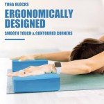 Yoga Blocks Set - Lightweight Foam Props (2 Pcs)