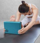 Healthyoga Yoga Blocks 2 Pack with Strap - Turquoise