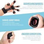 5-Piece Grip Strength Trainer Kit for Muscle Toning