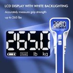 Digital Grip Strength Tester with Backlit LCD