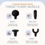 LifePro Travel Mini Massage Gun for On-the-Go Relief