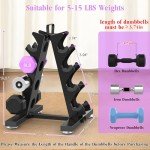 TomCare 4-Tier Dumbbell Rack for Home Gym