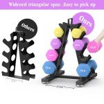 TomCare 4-Tier Dumbbell Rack for Home Gym